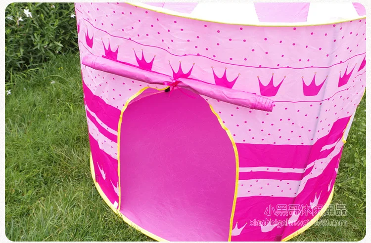 UNIHOME Новое поступление Портативный Синий Розовый принц складная палатка дети