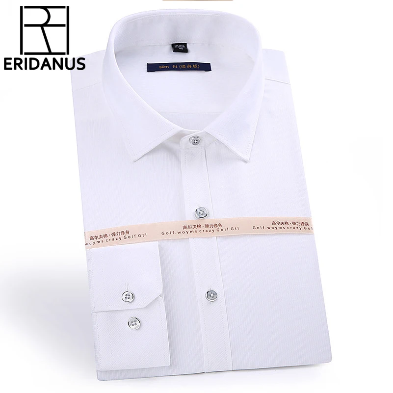 

Рубашка мужская классическая из ткани «Оксфорд», модная однотонная блуза с длинным рукавом, дизайнерская сорочка в повседневном и деловом ...