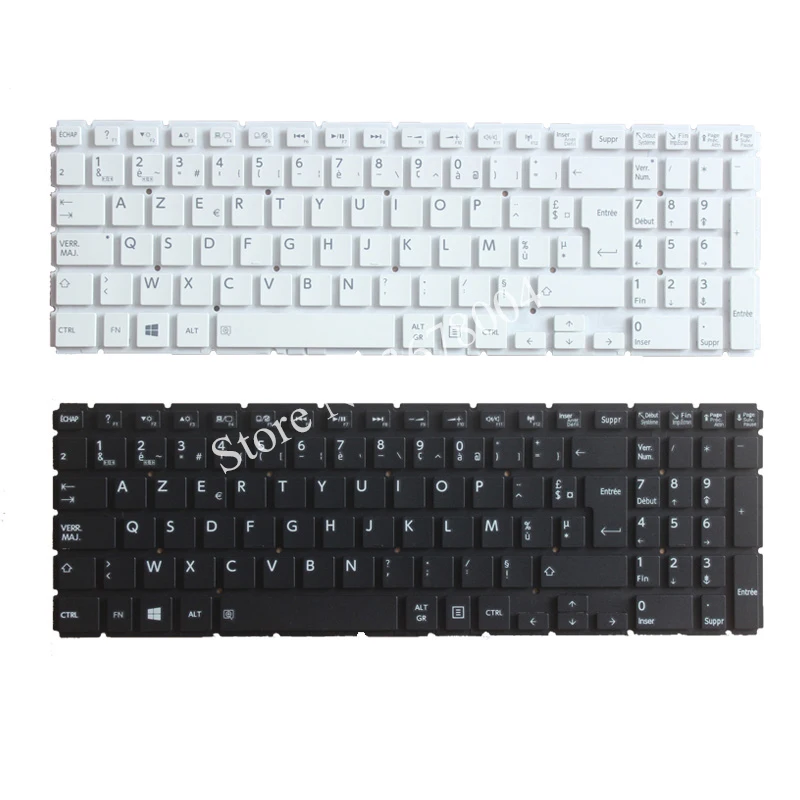 

New keyboard for Toshiba Satellite L50-B L55-B L55DT-B S50-B S55-B White French FR Laptop Keyboard MP-13R86F0-9201