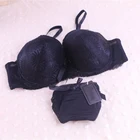 Комплект женского удобного кружевного нижнего белья, бюстгальтер пуш-ап, большие размеры 32-42, C, D, E, F, футболка, платье, бюстгальтер B3-