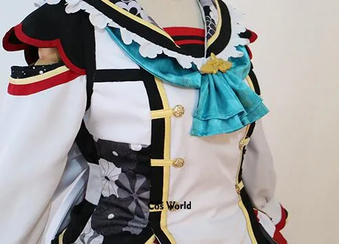 Любовь Live Sunshine Aqours Matsuura kanan платье горничной фартук униформа наряд Аниме косплей