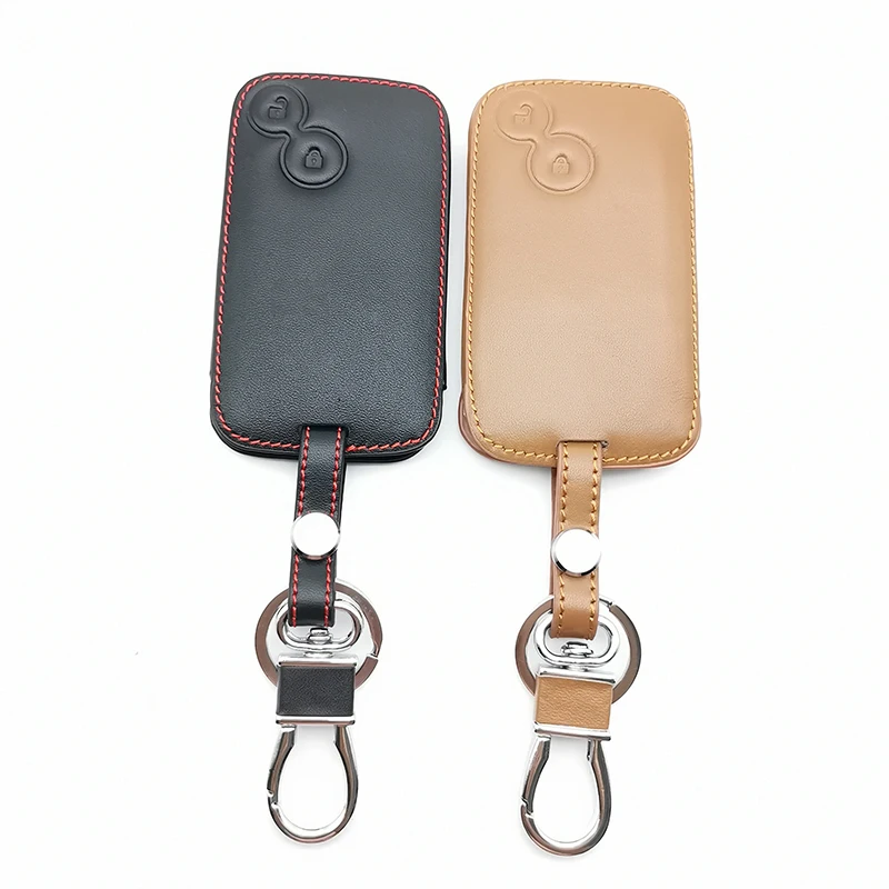Модный стильный кожаный чехол для автомобильного ключа защитный брелока Renault Laguna