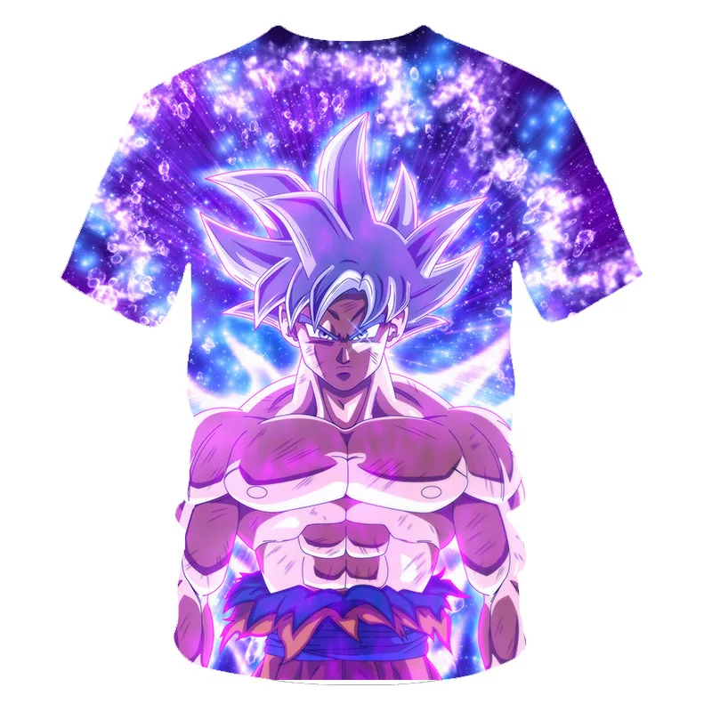 Dragon Ball Z футболки для мужчин Летняя мода 3D принт Супер Saiyajin Сон Гоку черный Zamasu Вегета дракон футболка Топы корректирующие