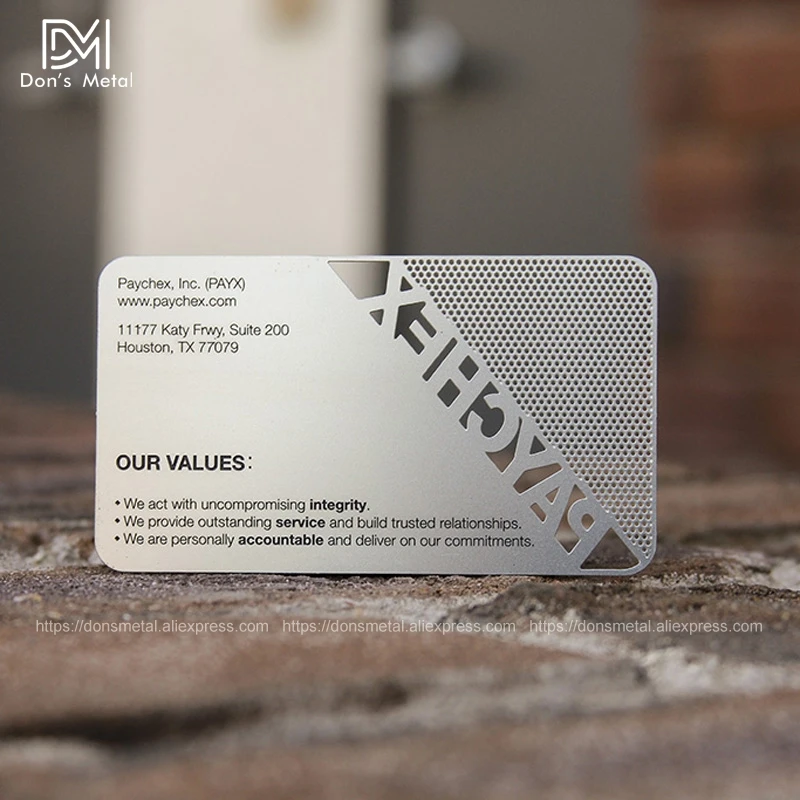 Металлическая визитная карточка из нержавеющей стали|metal business card|metal cardstainless steel