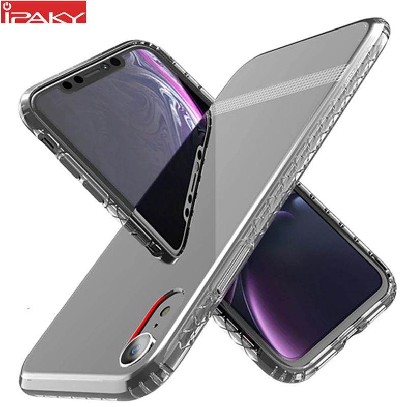 Чехол IPAKY для iPhone XS MAX прозрачный чехол с зернистой поверхностью