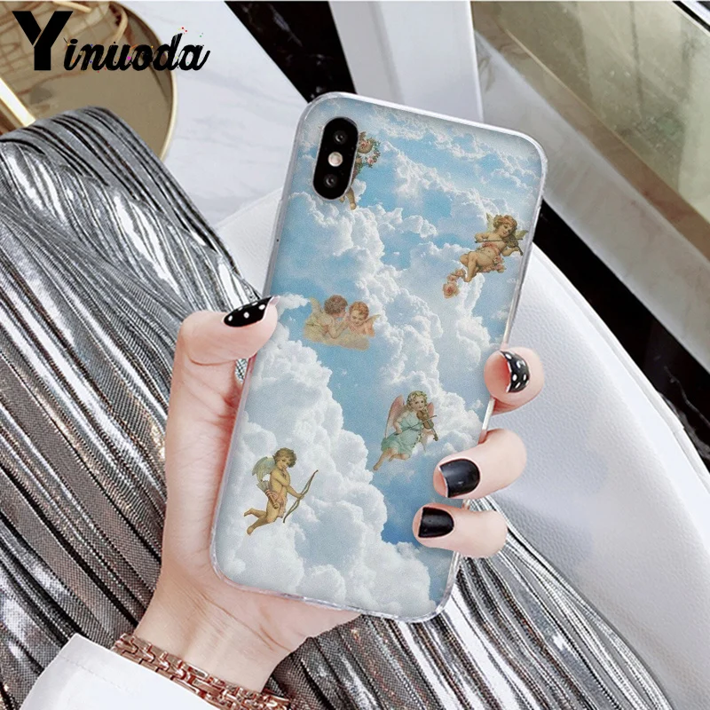 A3 Yinuoda Ренессанс ангелы DIY печать рисунок чехол для телефона чехол для Apple iPhone 8 7 6 6S Plus X XS MAX 5 5S SE XR чехол - Цвет: A3
