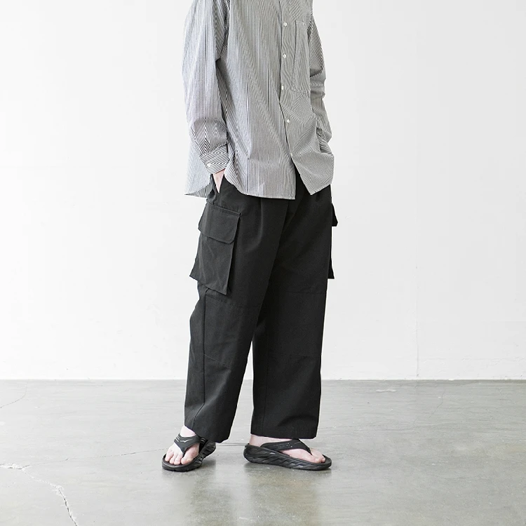 

27-44! Big yards men's trousers 2019 Men's slacks are loose, multi-pocket dark Korean cargo pants