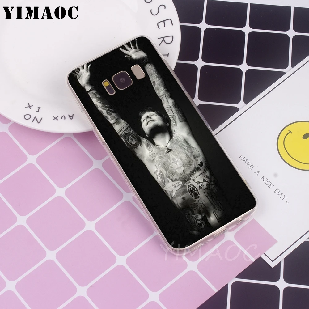 Мягкий чехол YIMAOC Ed Sheean из ТПУ для Galaxy j3 j5 j6 j7 A5 2016 2017 A6 A9 2018 Note 8 9 S7 edge S8 S9 S10 Plus S10e |