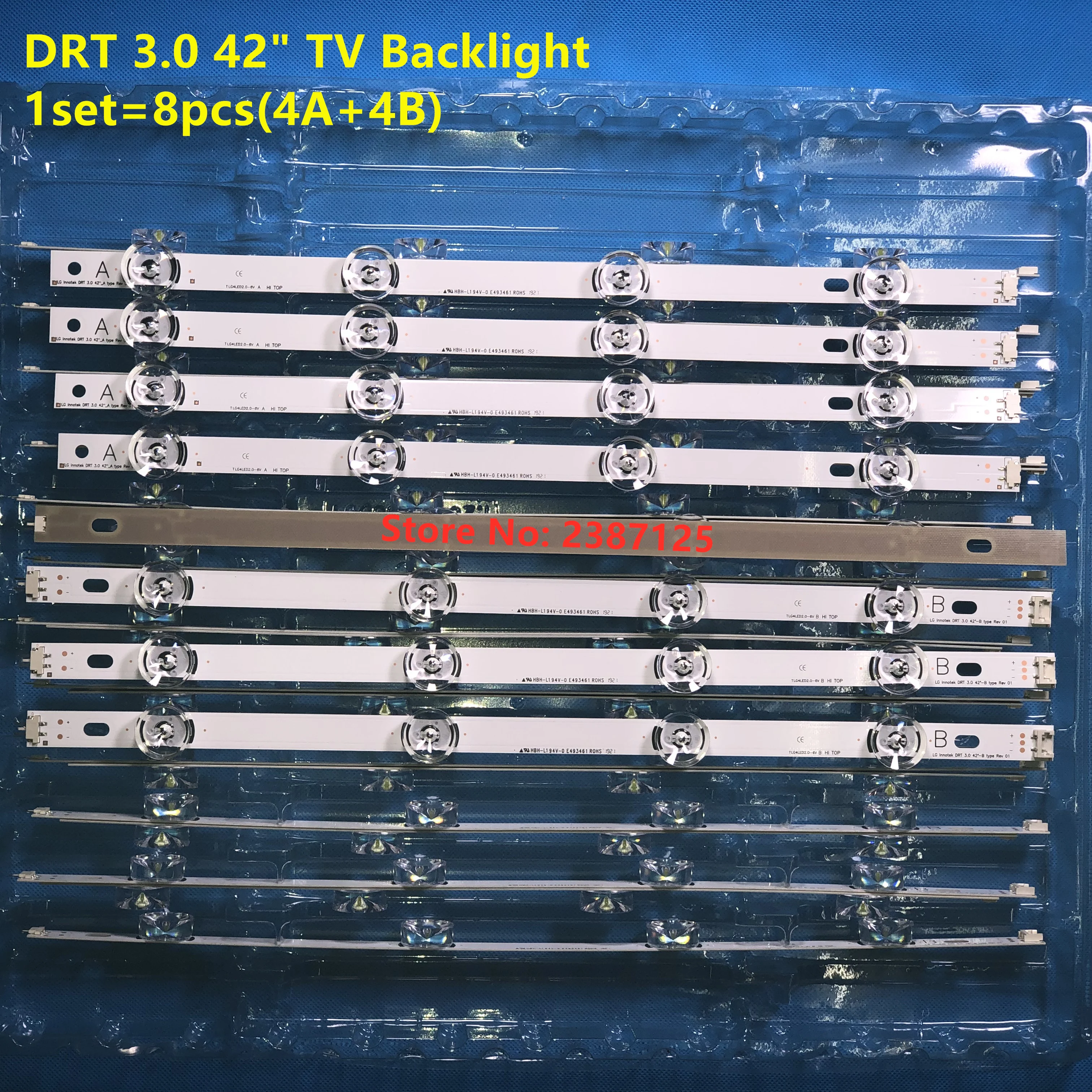 100% Новый светодиодный полоски для LG 42LB5800 42LB5700 42LF5610 42LF580V LC420DUE FG панель DRT 3 0 42 A/B Тип