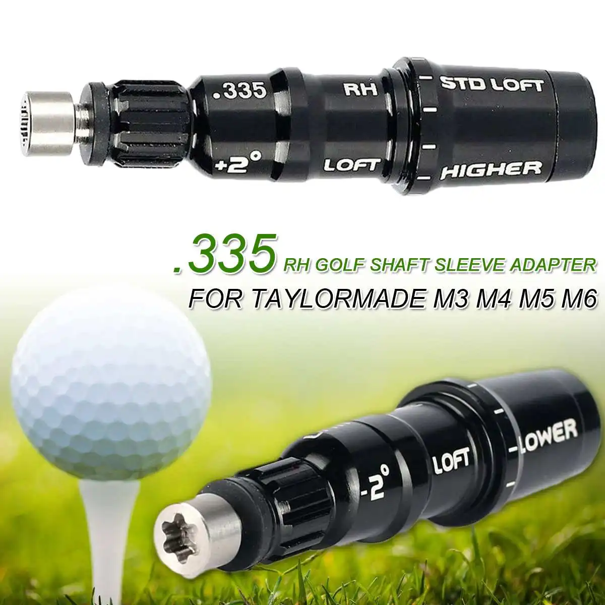 

1Pcs Golf Shaft Adapter Aluminium Alloy Tip Adapter Sleeve Shaft fit Durable Accessory For Taylormade M3 M4 M5 M6 Driver Fairway