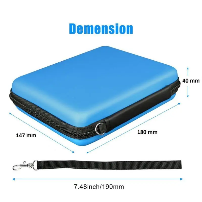 Защитный жесткий чехол накладка для Nintendo New 2DS игровой консоли дорожная сумка