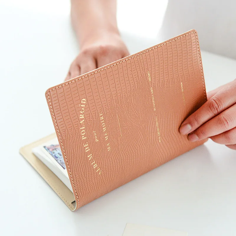 64 кармана ПВХ кожа портативный держатель альбома Книга Стиль альбом для мини Instax