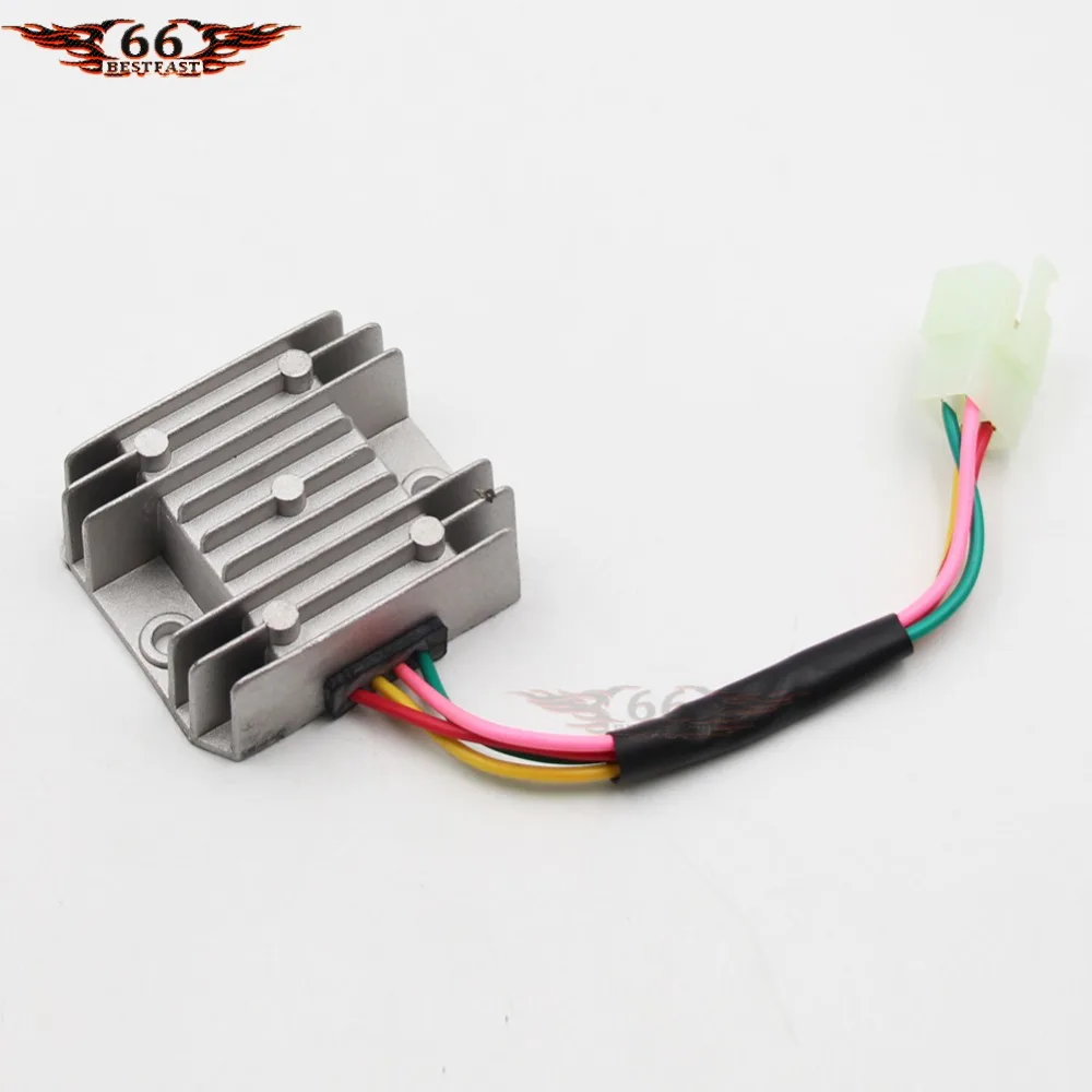 4 проводной регулятор напряжения выпрямитель GY6 150 200 250cc ATV Dirt Bike Мопед скутер