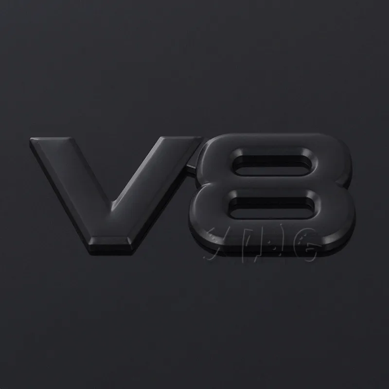 Автомобильная наклейка автомобильный значок эмблема для V8 Логотип BMW Audi Volkswagen Ford
