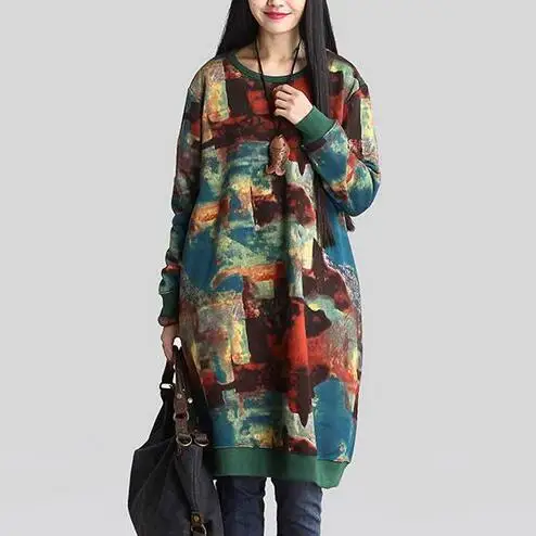L-4XL Горячая зимние женские новые модные длинные утолщение вышитые ткани кашемировое пальто Cultivate One's Morality