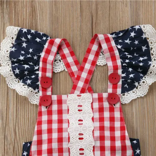 Новые летние боди для новорожденных девочек милые кружевные клетчатые