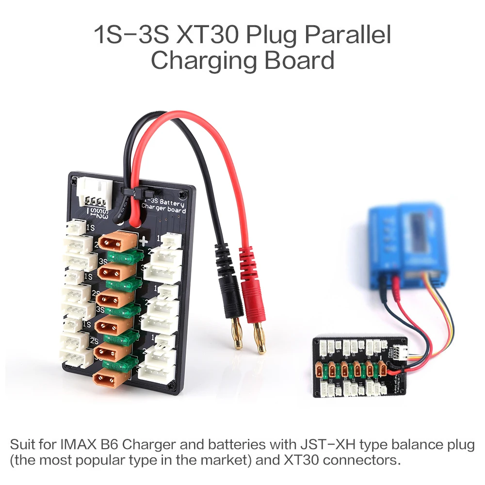 1-3S XT30 Plug Lipo батарея параллельная зарядная плата для IMAX B6 зарядное устройство RC