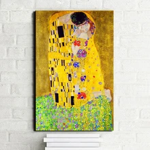 Знаменитая картина Gustav Klimt Kissfull Алмазное украшение Настенная
