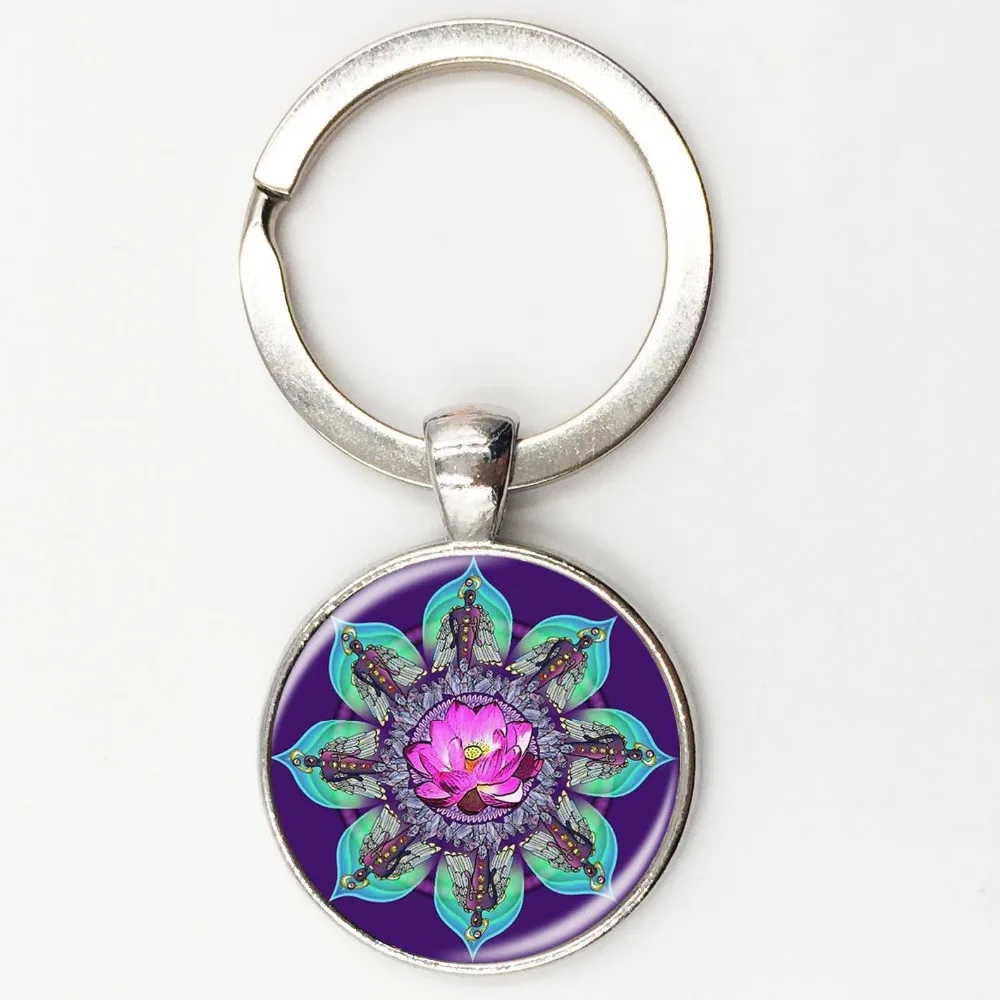 Стеклянный купол оптом ожерелье ручной работы цветок жизни с подвеской