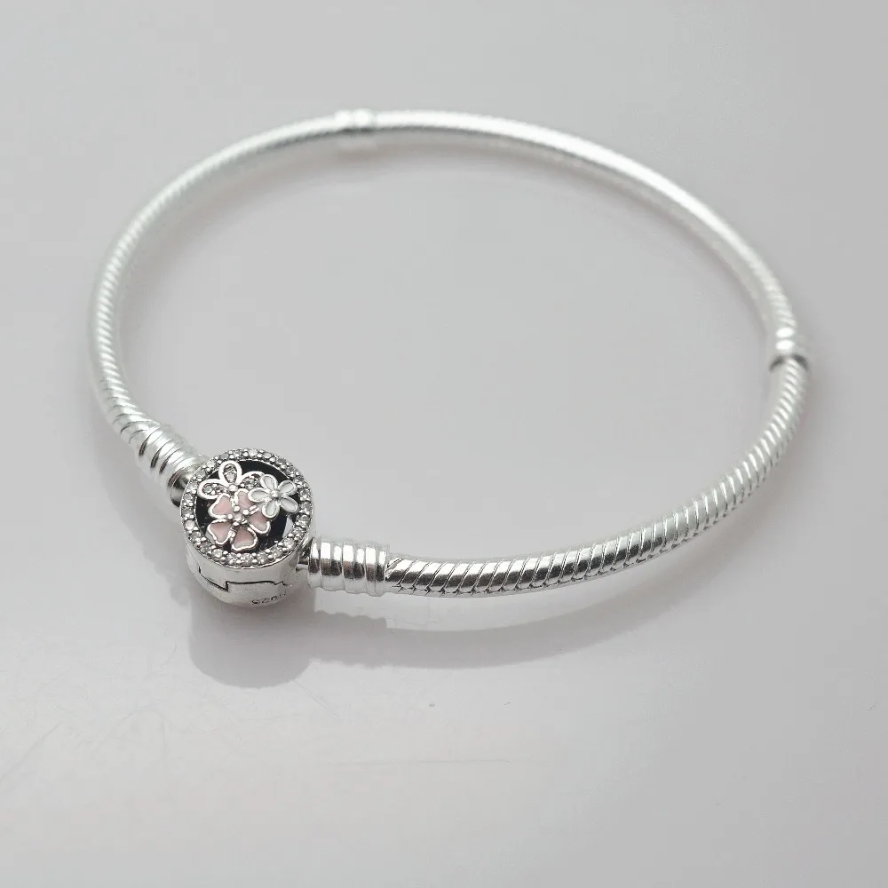 Женский браслет из серебра 40% пробы с кристаллами|bracelet charms|european braceletgift gifts |