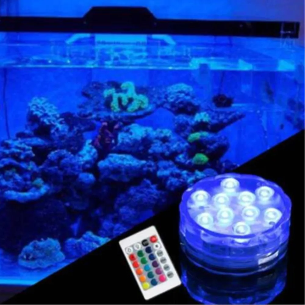 Swimming Pool Light ip68 piscine With Remote Control RGB Submersible Durable LED Bulb Portable Underwater | Лампы и освещение