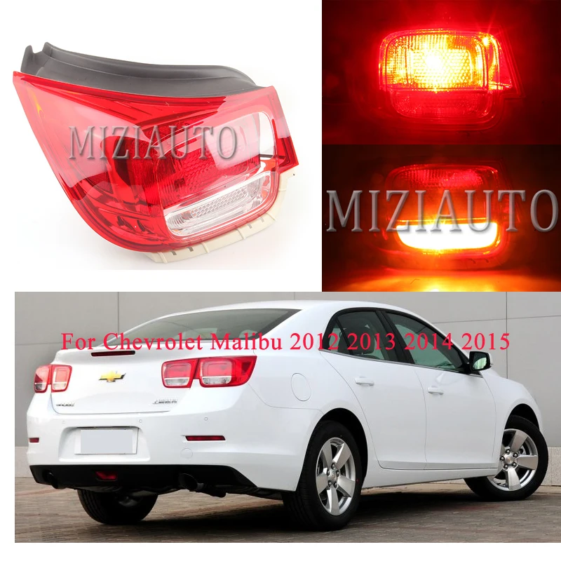 MIZIAUTO задний светильник внешняя сторона для Chevrolet Malibu 2012 2013 2014 2015 противотуманный