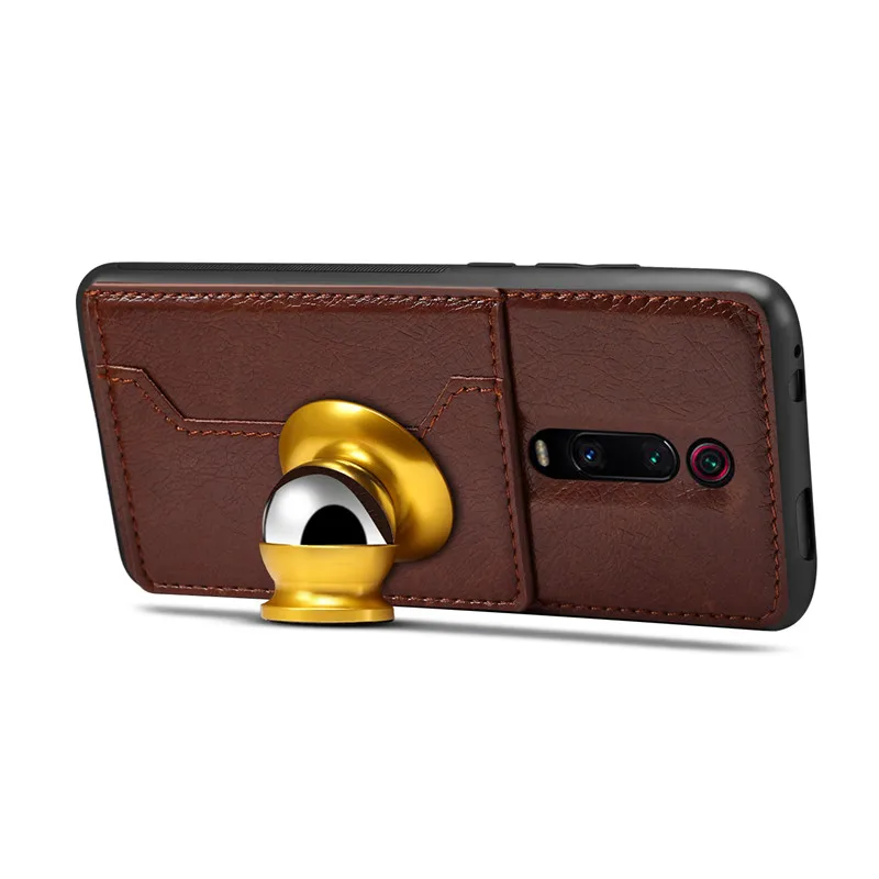 Для Xiao mi Red mi K20 Pro Чехол Силиконовый мягкий бампер держатель для карт кожаный чехол для Xiaomi mi 9t Pro K20 чехол Магнитный чехол