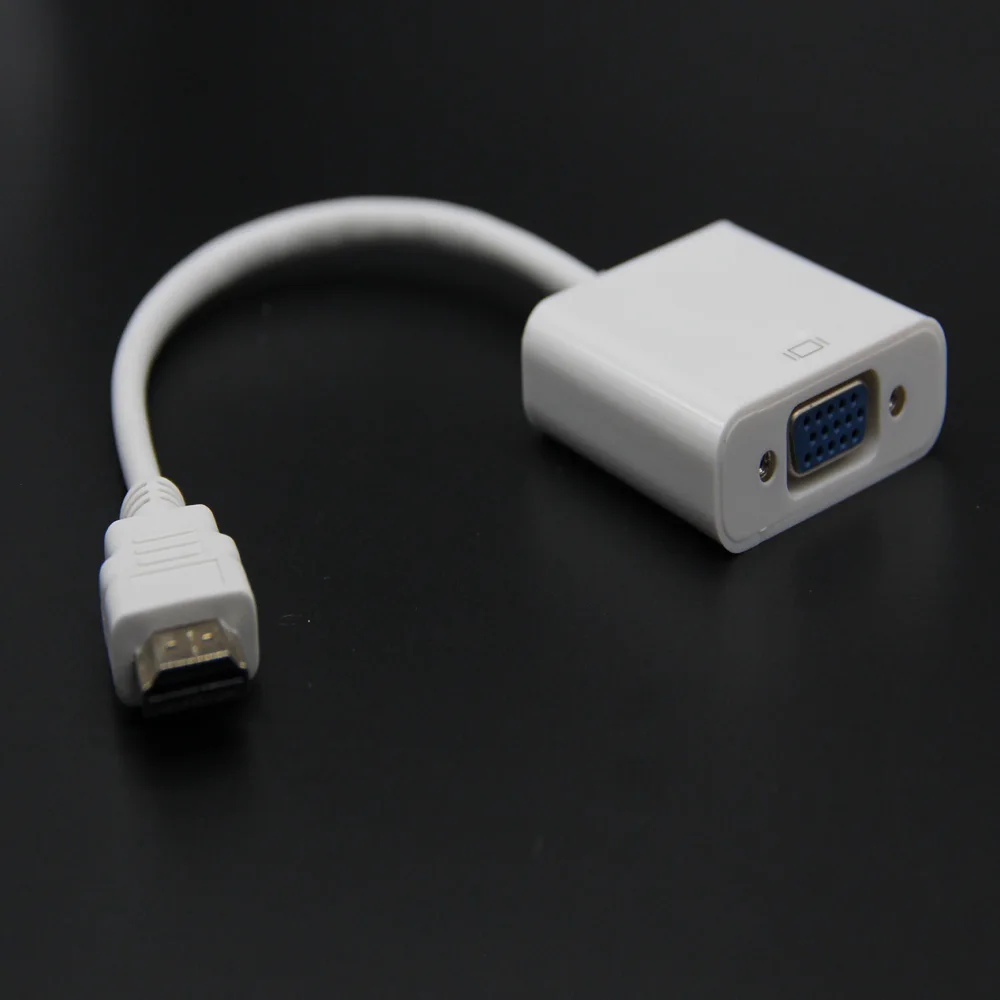 Видеоадаптер HDMI совместимый с VGA штекер гнездо HD ТВ монитор для XBOX 360 PS3 3 5 мм