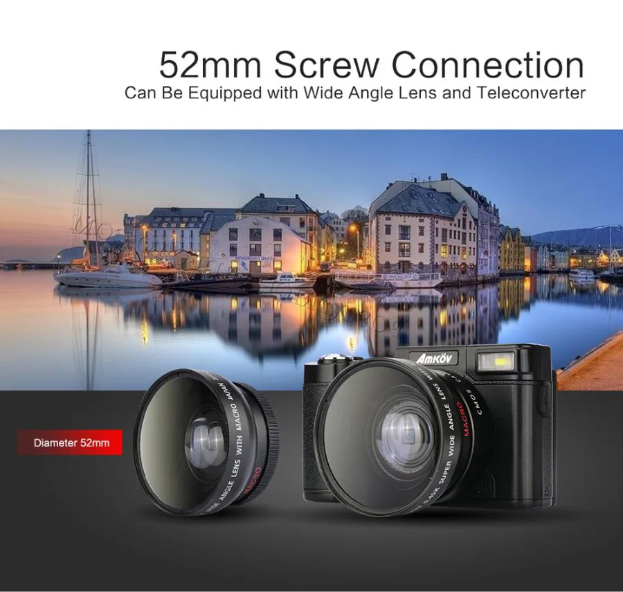 " TFT lcd Full HD 24MP цифровая камера видео 1080P видеокамера CMOS Видео объектив+ фильтр мини цифровая камера