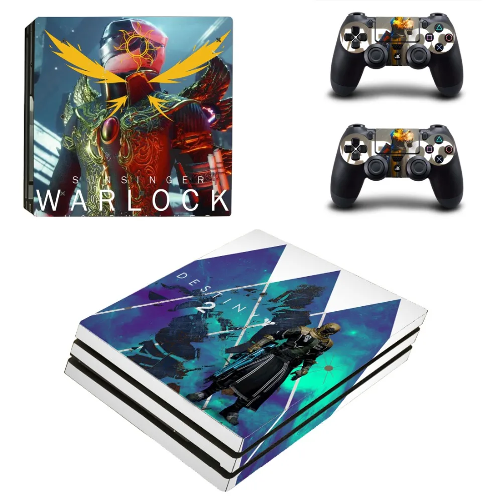 Виниловая наклейка на кожу для консоли Playstation 4 и 2 контроллеров PS4 Pro | Электроника