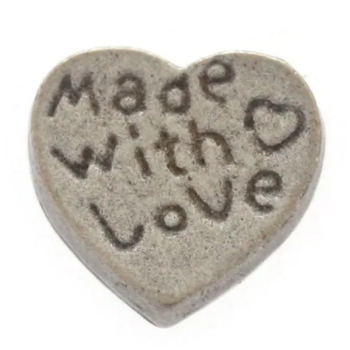 20 Шт. 8 ММ Эмаль Сердце Любовь Кулон С Плавающей Медальоны Подвески Падение Нефти