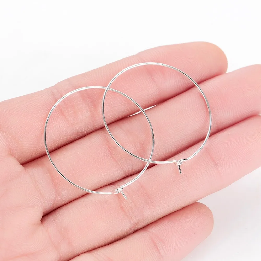QIAMNI Sexy Trendy 15-40MM Circle Threader Hoop Earring Punk Knot Round Loop Party Gift Fantaisie Brincos Pendientes | Украшения и