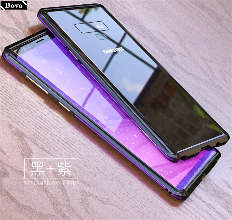 Note 9 чехол роскошный Ультратонкий алюминиевый бампер для samsung Galaxy Note9 Note 9 защитный алюминиевый чехол для телефона