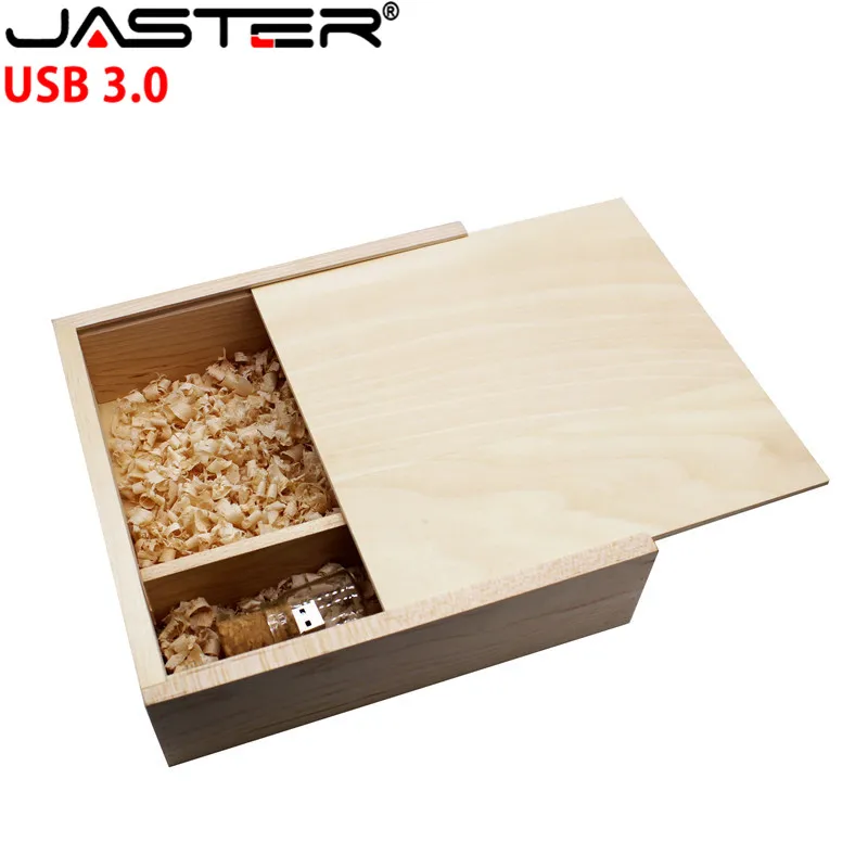 JASTER 205*205*60 мм фотоальбом деревянный USB + коробка usb флеш накопитель 4 Гб 64 ГБ 16 32