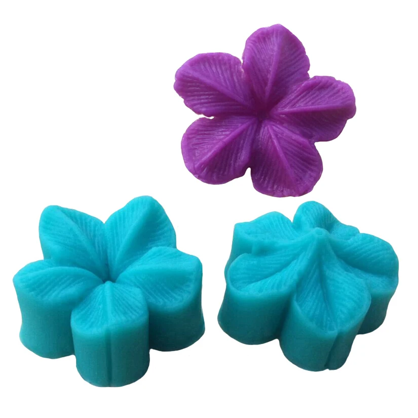 

3D Силиконовая форма в форме цветка сливы, помадки, торта, шоколада, конфет, Jello, силиконовые инструменты для украшения