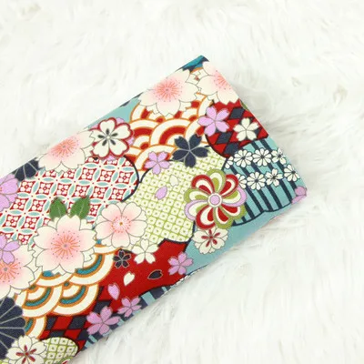 half yard thicken cotton fabric soft breeze flower print handmade DIY bag garment sewing material cotton B452