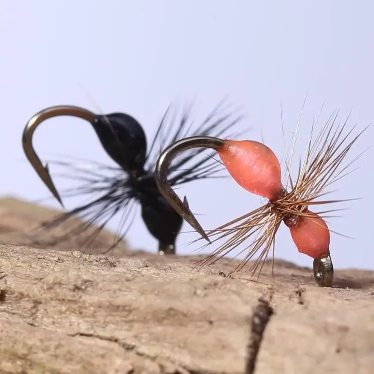 12 # рыболовная приманка с крючком ручная работа муха из смолы mwb002|lure fishing|fishing lurefly