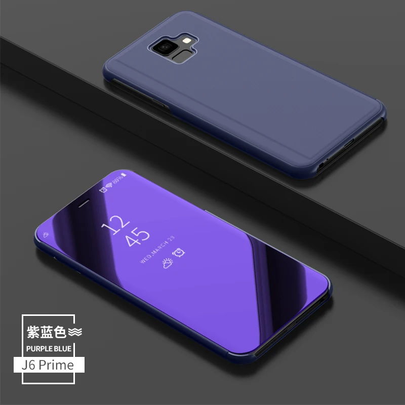 Зеркало С Откидывающейся Крышкой и зеркальной поверхностью для samsung galaxy A7 2018
