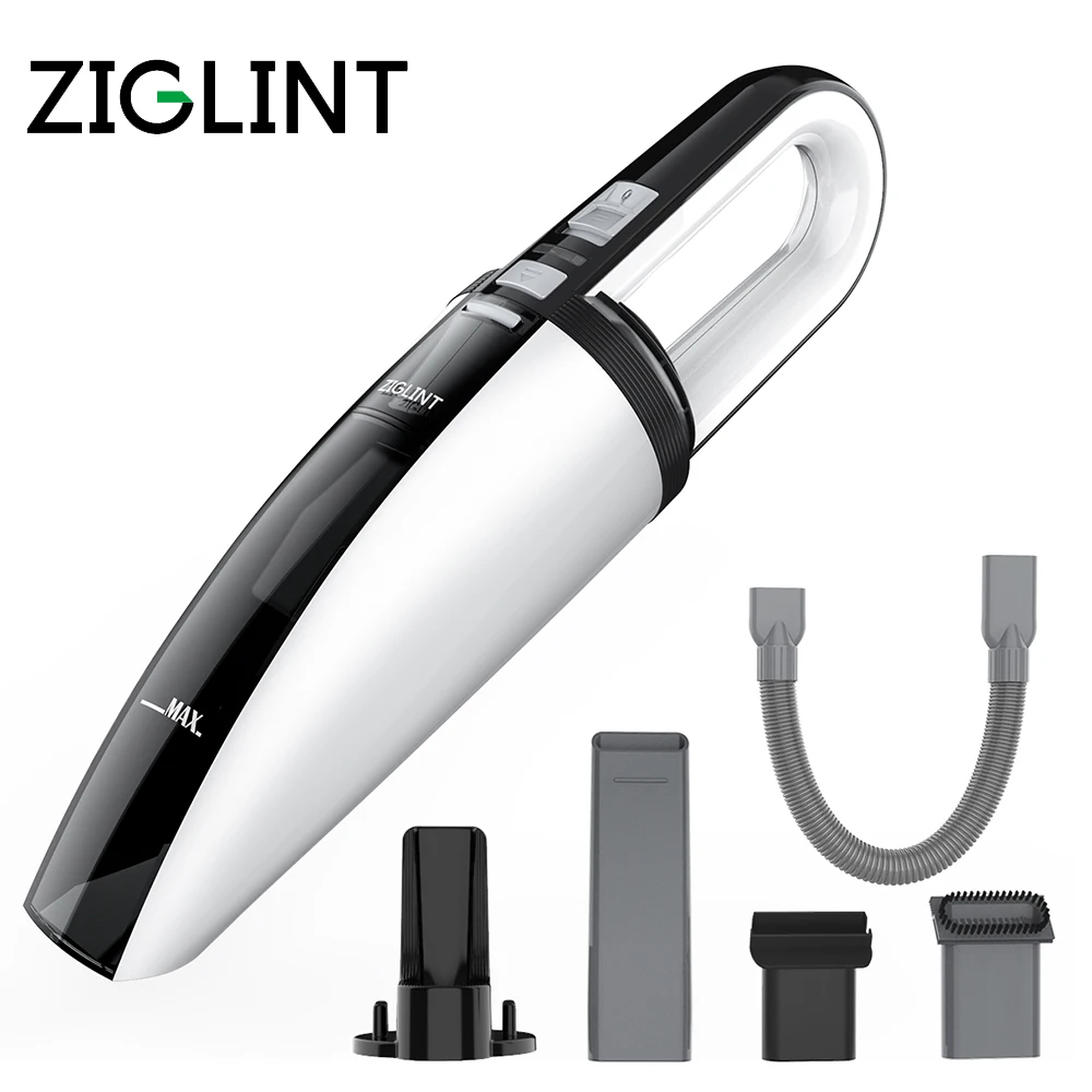 ZIGLINT Y8 беспроводной ручной пылесос с креплением для зарядки 4 насадки уборки