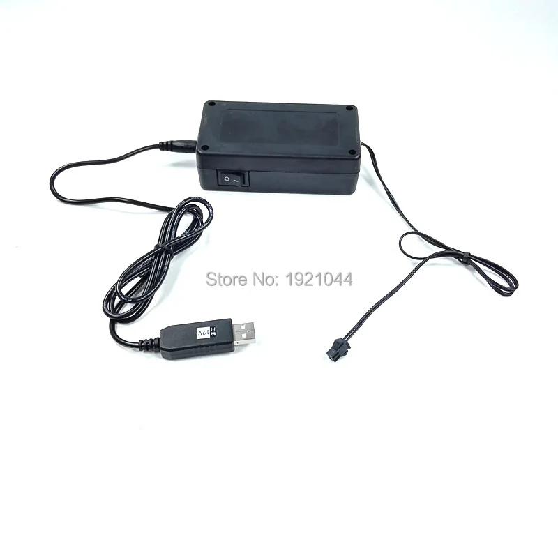 Недорогой! Usb-порт EL wire driver/inverter 5 В 50 м питается от мобильного аккумулятора для