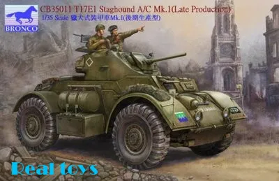 Модель Бронко CB35011 1/35 T17E1 старые A/C Mk.I поздний комплект пластиковых моделей
