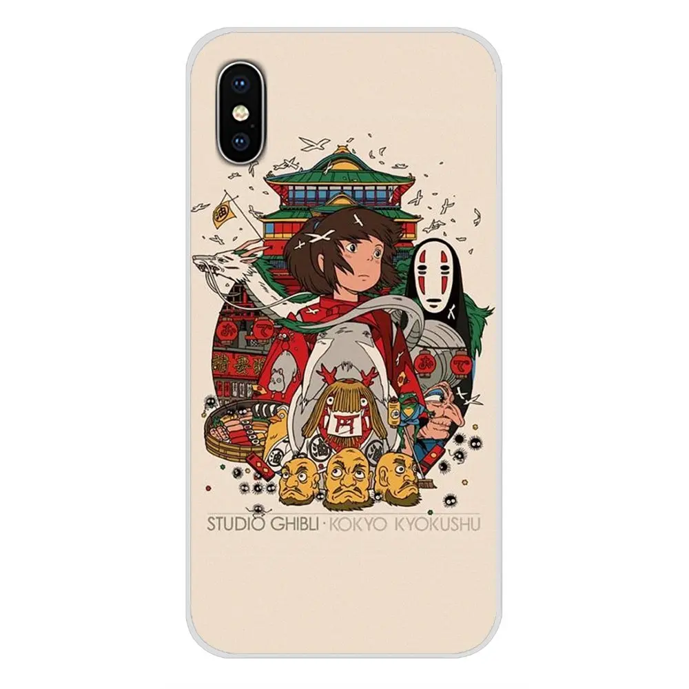 Силиконовый чехол для Xiaomi Mi6 A1 5X 6X Redmi Note 5 5A 4X 4A 4 3 Plus Pro pocophone F1 Totoro Spirited Away ghioli