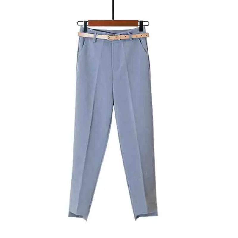 Hot Sale Harem Pants Women 2019 Spring Summer Female Thin Casual High Waist Slim Office Work Plus Size Nine Trousers | Женская одежда