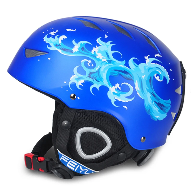 

Детский лыжный шлем для скейтборда Теплый Сноуборд-Спорт Защитный детский горнолыжный шлем ультралегкий шлем для катания на коньках