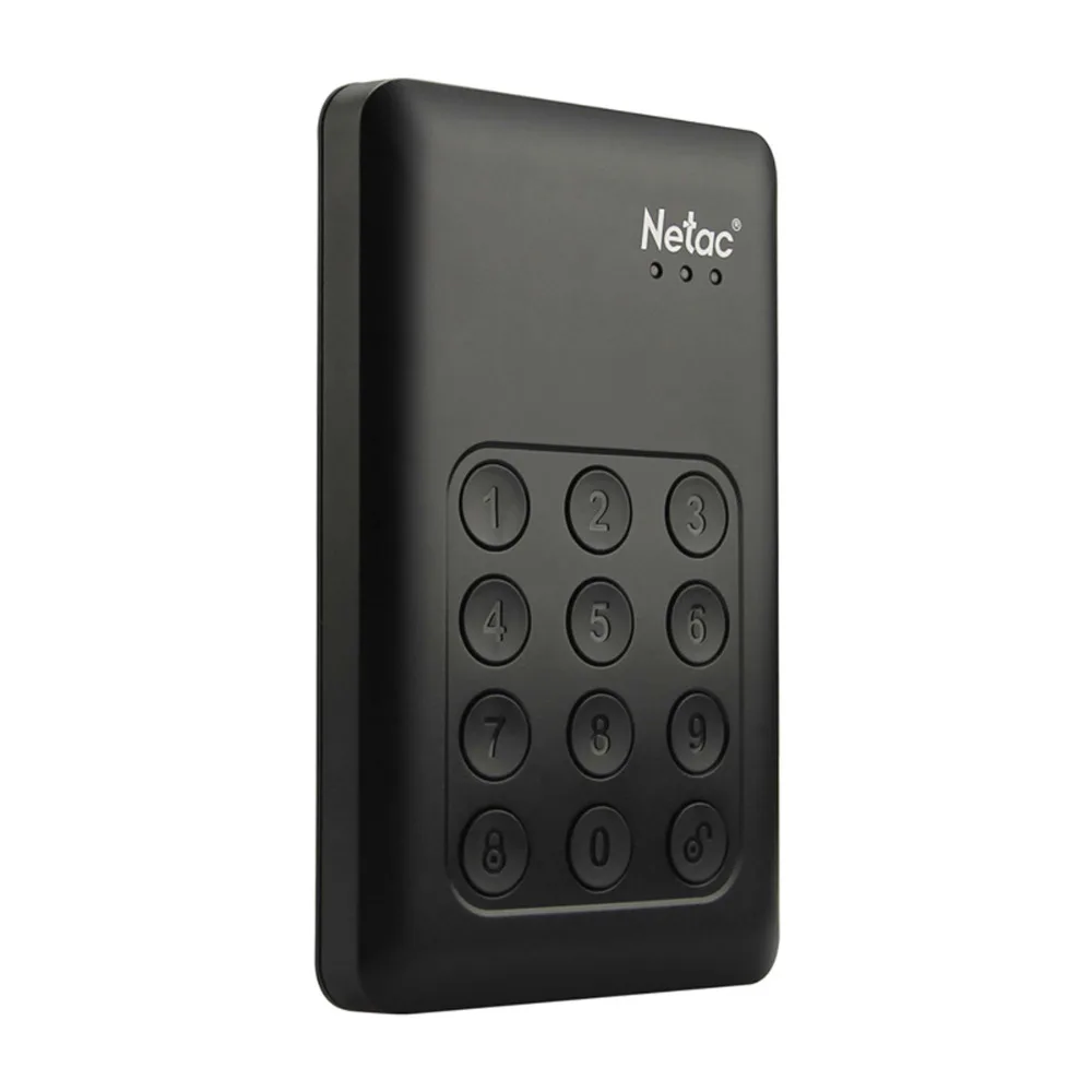 Netac K390 USB 3.0 внешний жесткий диск 500 ГБ 1 ТБ 2 блокировка клавиатуры AES 256-битной