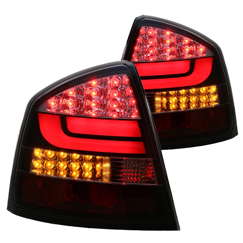 

for Skoda Octavia LED Tail light Assembly 2007-2009 Black with Red tube type Hot sale