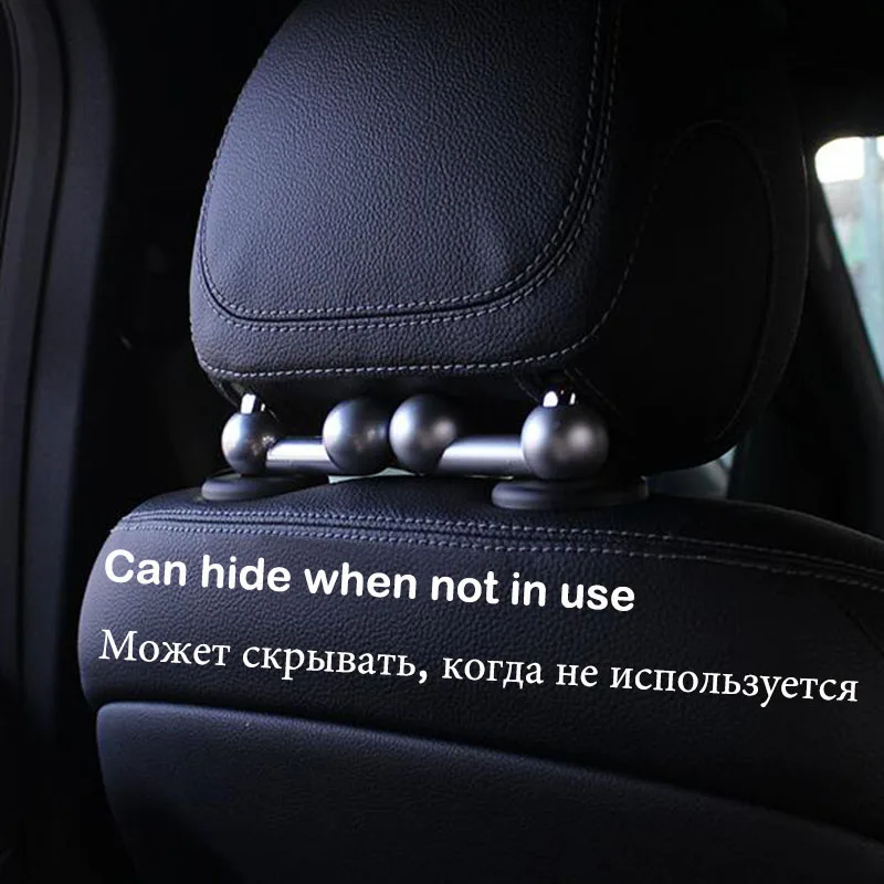 Круглые крючки для хранения на заднем сиденье автомобиля подголовник органайзер