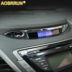 Для Hyundai Elantra 2012 2013 2014 2015 2016 Отделка приборной панели из нержавеющей стали автомобильные принадлежности