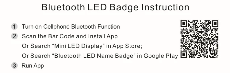 Bluetooth светодиодный знак Перезаряжаемые светодиодный именной ярлык 11*55 широкий светодиодный товарный знак с магнитом и булавки для вечерние события совещание