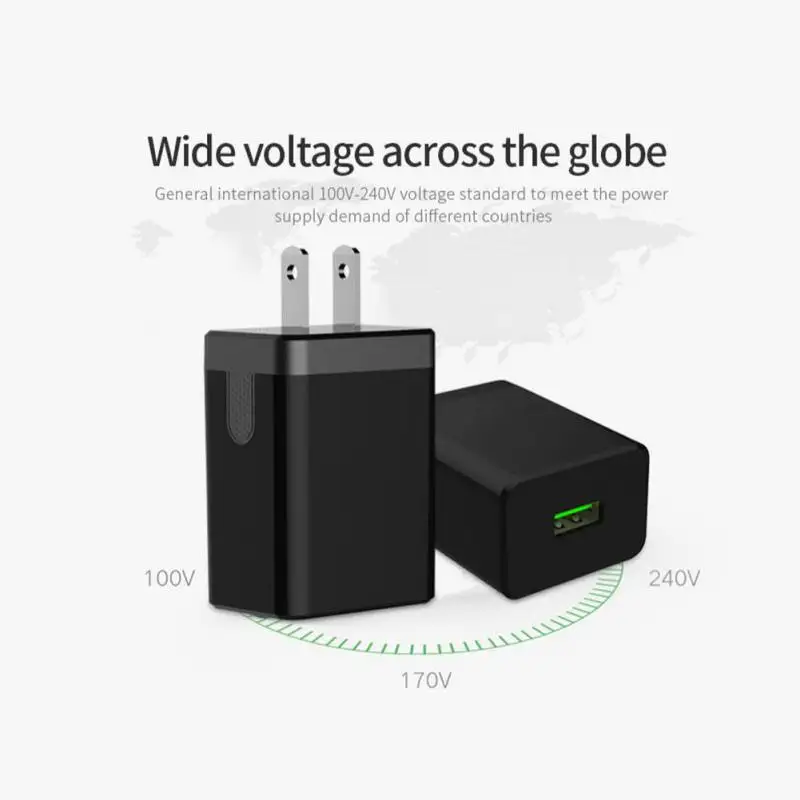 QC3.0 быстрое зарядное устройство USB настенное Быстрая зарядка дорожный адаптер